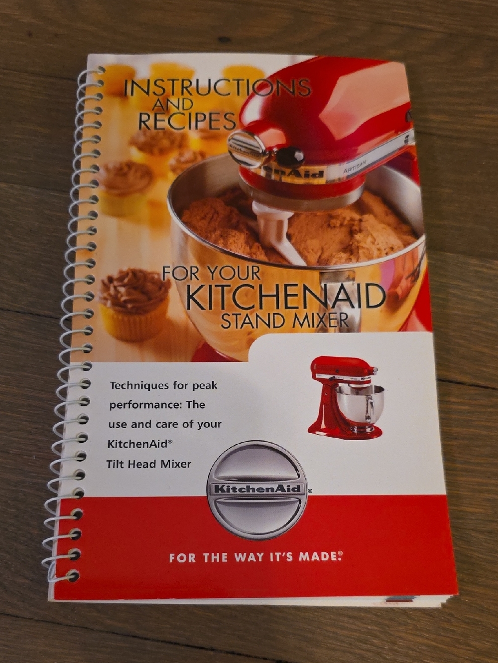 KitchenAid Stand Mixer Instructions & Recipes Spiral Booklet 2013